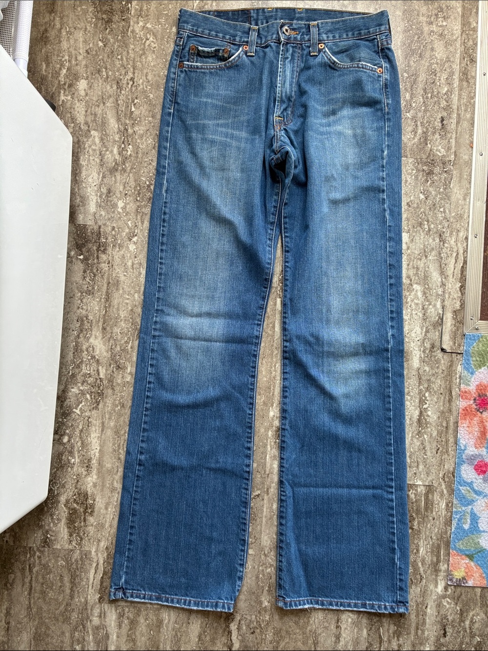 Lucky Brand Relaxed Bootleg Dungarees, sz30, GUC